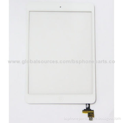 Original White Touch Digitizer Screen Assembly with IC Chip and Home Button Flex for iPad Mini